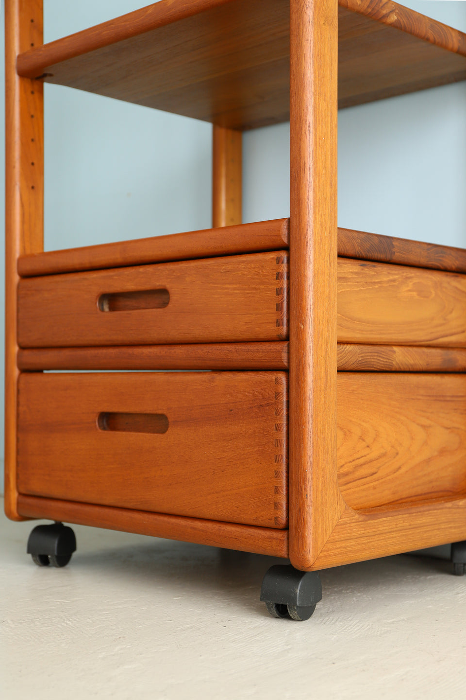 Danish Vintage Teakwood Trolley Shelf/デンマークヴィンテージ トロリー ワゴン シェルフ チーク材 北欧家具