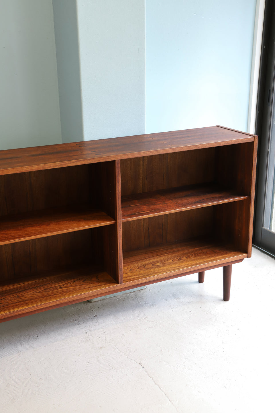 Hundevad&Co. Low Bookcase Rosewood Danish Vintage/デンマークヴィンテージ ブックケース 本棚 ローズウッド 収納 北欧家具