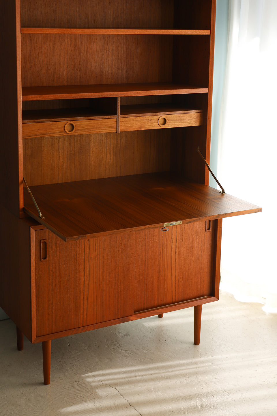 Lyby Møbler Bookcase Writing Bureau Danish Vintage/デンマークヴィンテージ ブックケース ビューロー 収納 北欧家具