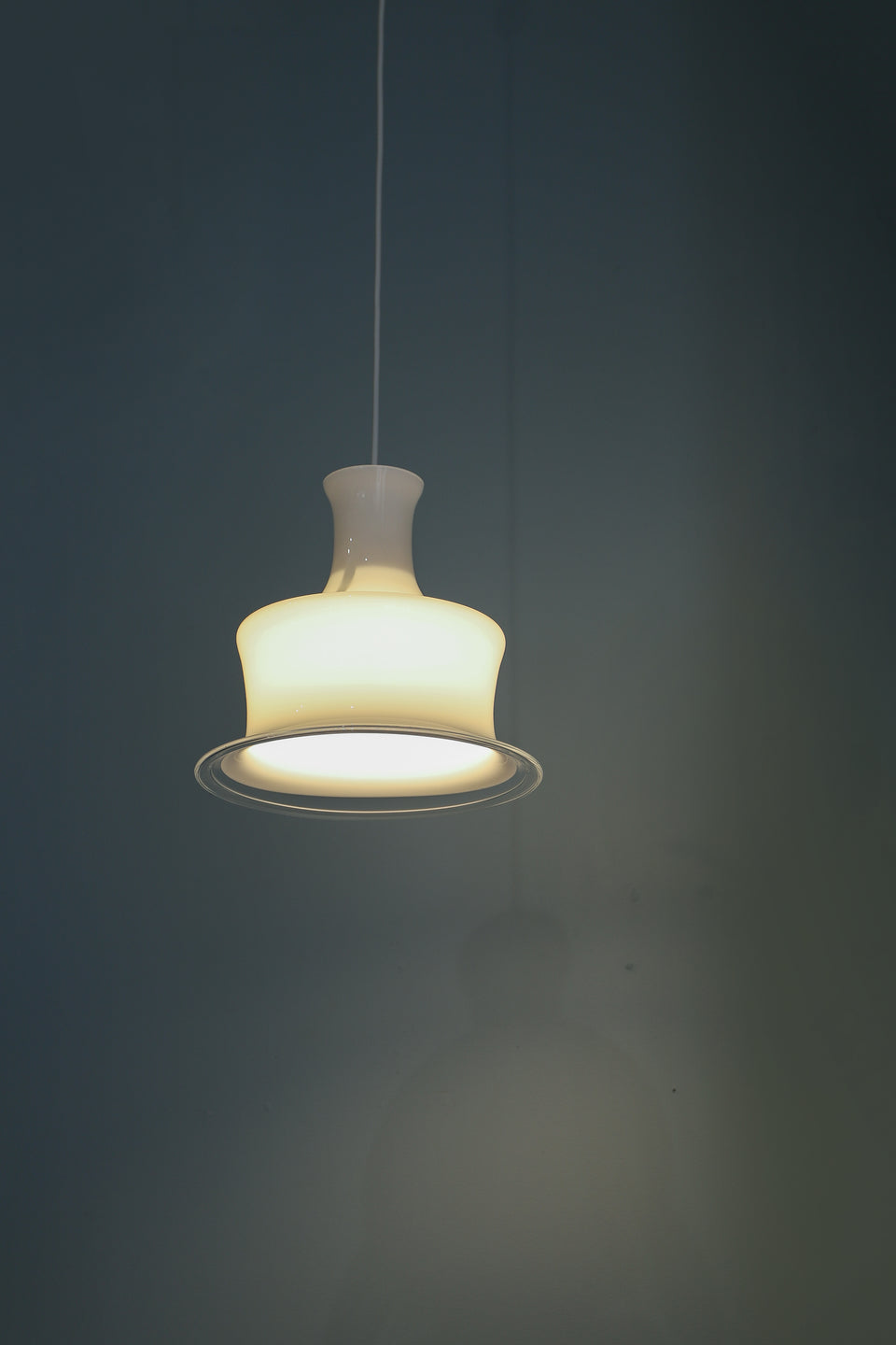 Vintage Holmegaard Pendant Light Sonate White/ホルムガード ペンダントライト ソナタ マイケル・バング 照明 デンマークヴィンテージ