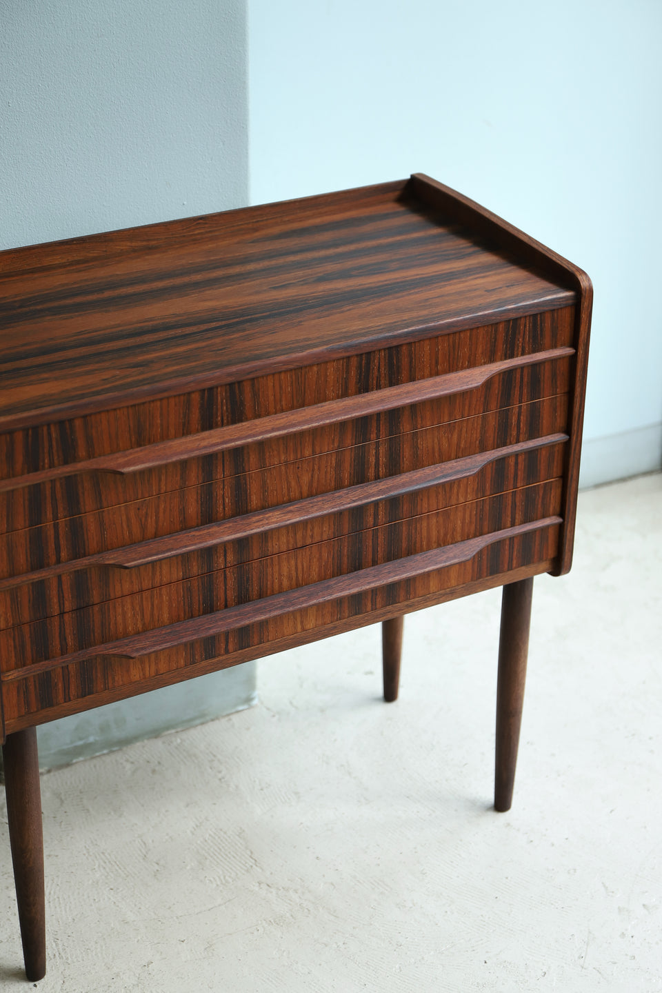 Danish Vintage Rosewood 3drawer Side Chest/デンマークヴィンテージ サイドチェスト 3段 ローズウッド 北欧家具