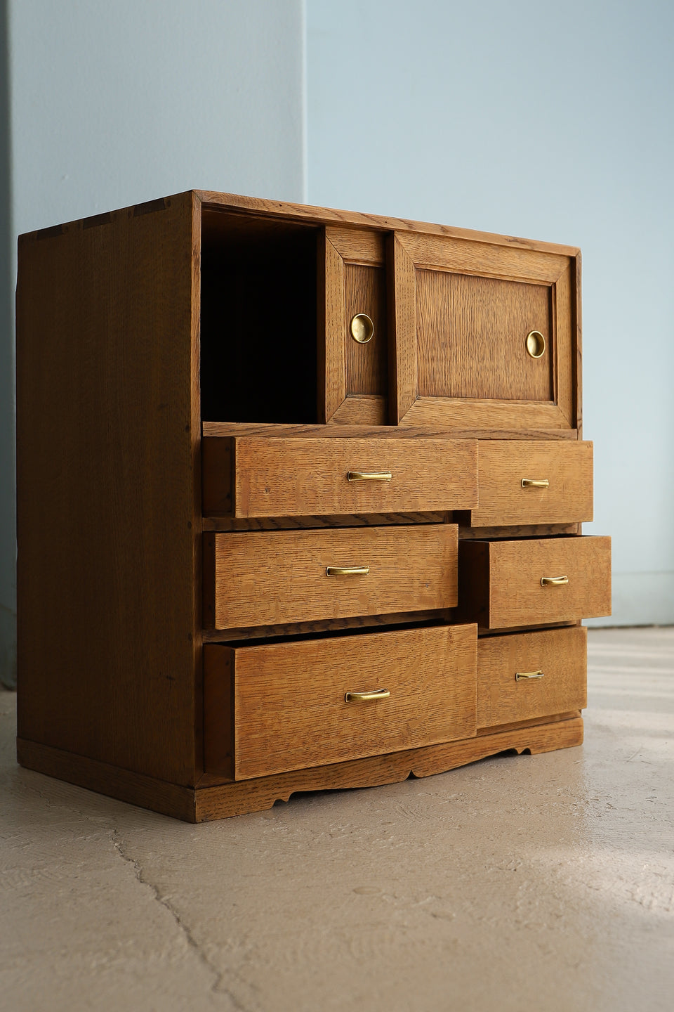 Japanese Vintage Small Wooden Drawer/ジャパンヴィンテージ 木製小引き出し レトロモダン シャビー 古道具