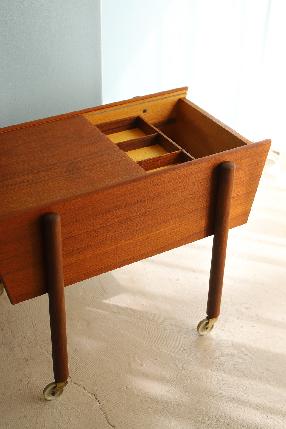 Sewing Wagon Side Table Danish Vintage/デンマークヴィンテージ ソーイングワゴン サイドテーブル 北欧家具