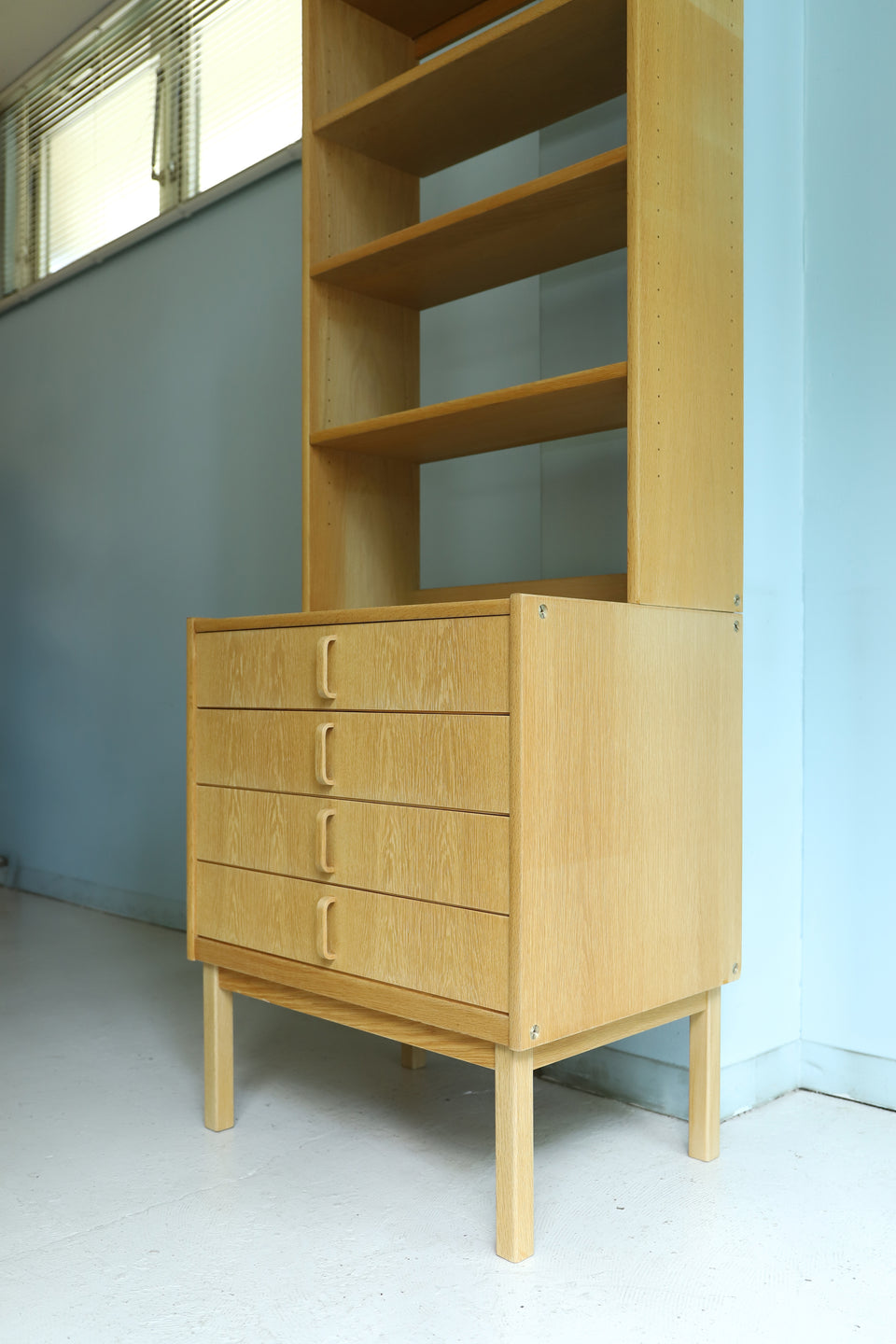 Swedish Vintage Bodafors Bookcase Shelf Oakwood/スウェーデンヴィンテージ ボダフォース ブックケース オーク材