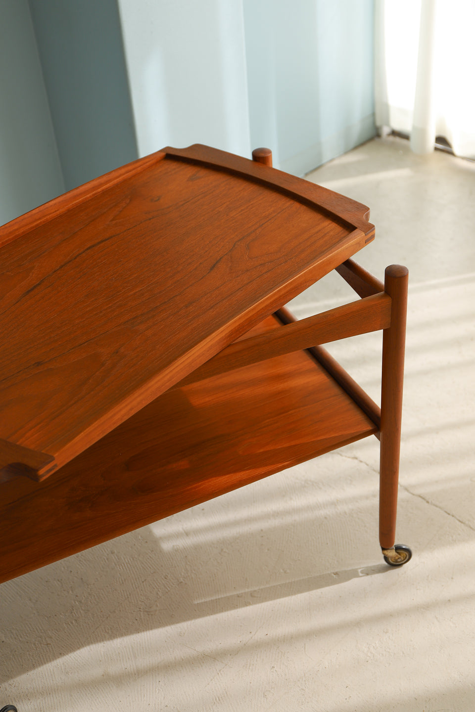 Danish Vintage Poul Hundevad Serving Trolley/デンマークヴィンテージ サービングトロリー ワゴン バーカート ポール・ハンデバッド 北欧家具