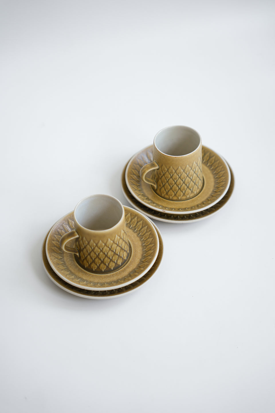 Jens H.Quistgaard Relief Tea Cup and Saucer Plate/イェンス・クイストゴー レリーフ ティーカップ&ソーサー プレート 北欧ヴィンテージ食器