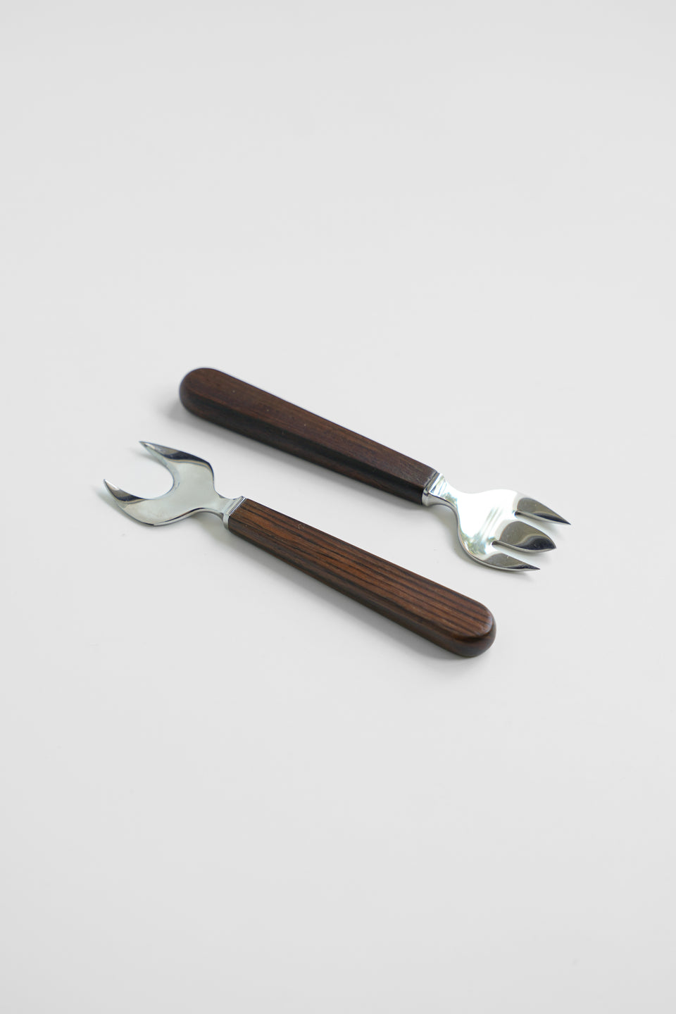 Kay Bojesen Rosewood Handle Fork Set Universal Steel Company/カイ・ボイスン ローズウッドハンドルフォークセット カトラリー デンマークヴィンテージ