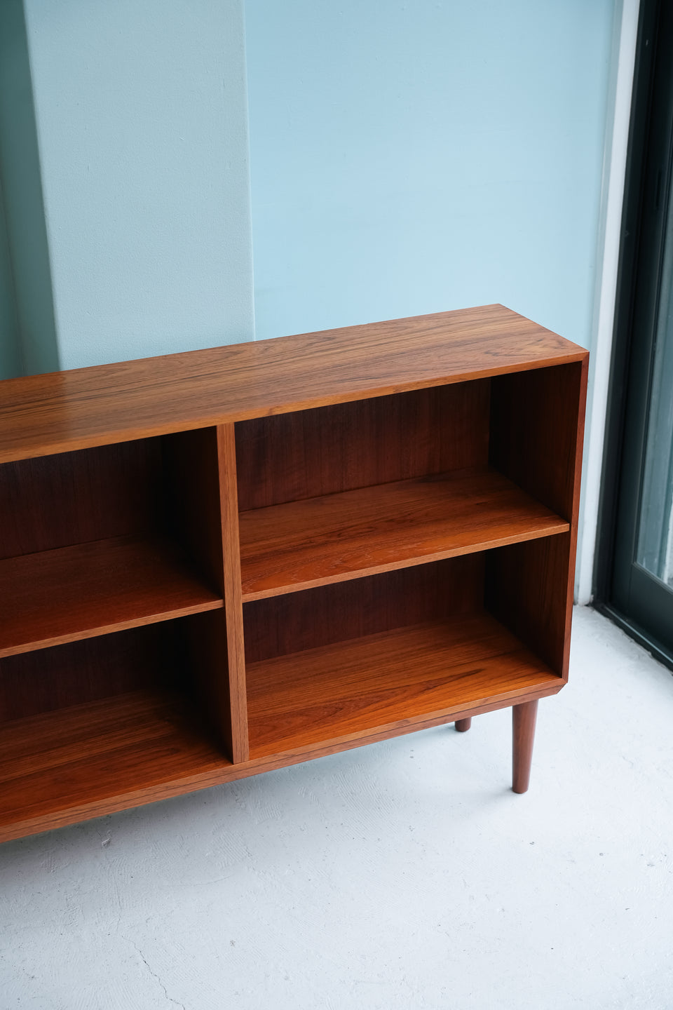 Low Bookcase Teakwood Danish Vintage/デンマークヴィンテージ ローブックケース 本棚 チーク材 北欧家具
