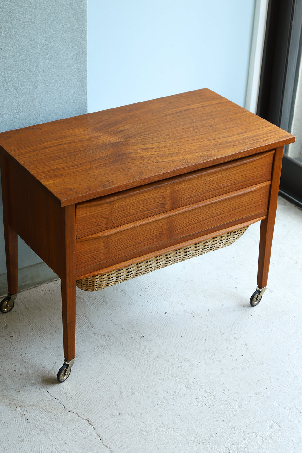 Sewing Wagon Table Danish Vintage/デンマークヴィンテージ ソーイングワゴン サイドテーブル 北欧家具