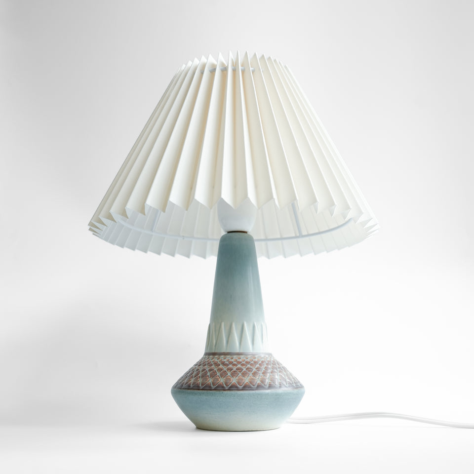 Soholm Table Lamp Model 926 Light Blue and Brown/テーブルランプ エイナー・ヨハンセン スーホルム デンマークヴィンテージ