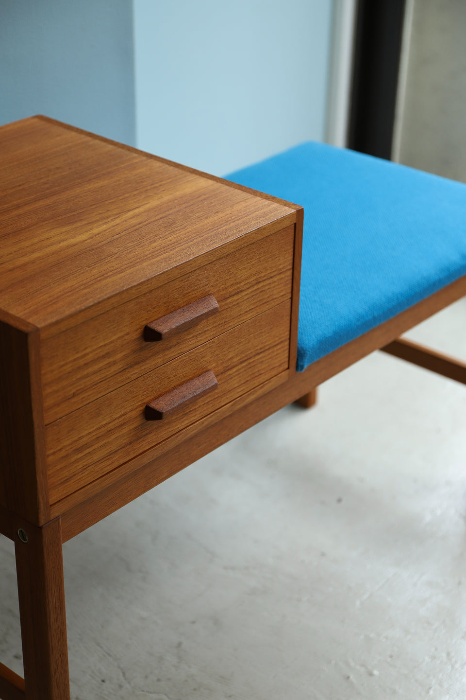 Swedish Vintage Telephone Bench/スウェーデンヴィンテージ テレフォンベンチ チェスト サイドテーブル 北欧家具
