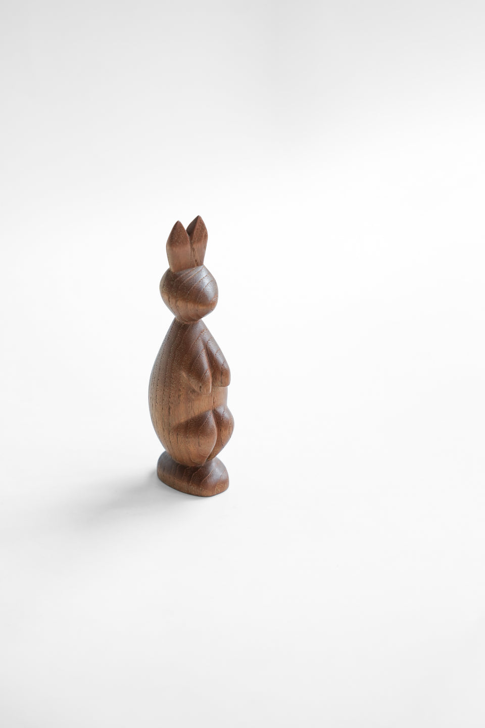 Teak Rabbit Sculpture Objet Scandinavian Vintage/北欧ヴィンテージ チークのうさぎ オブジェ