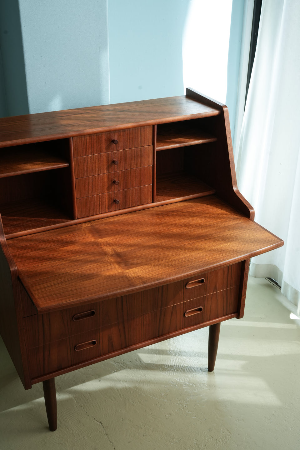 Teak Writing Bureau Danish Vintage/デンマークヴィンテージ ライティングビューロー チーク材 北欧家具