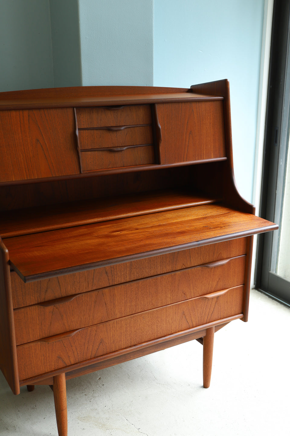 Teakwood Writing Bureau Danish Vintage/デンマークヴィンテージ ライティングビューロー 北欧家具