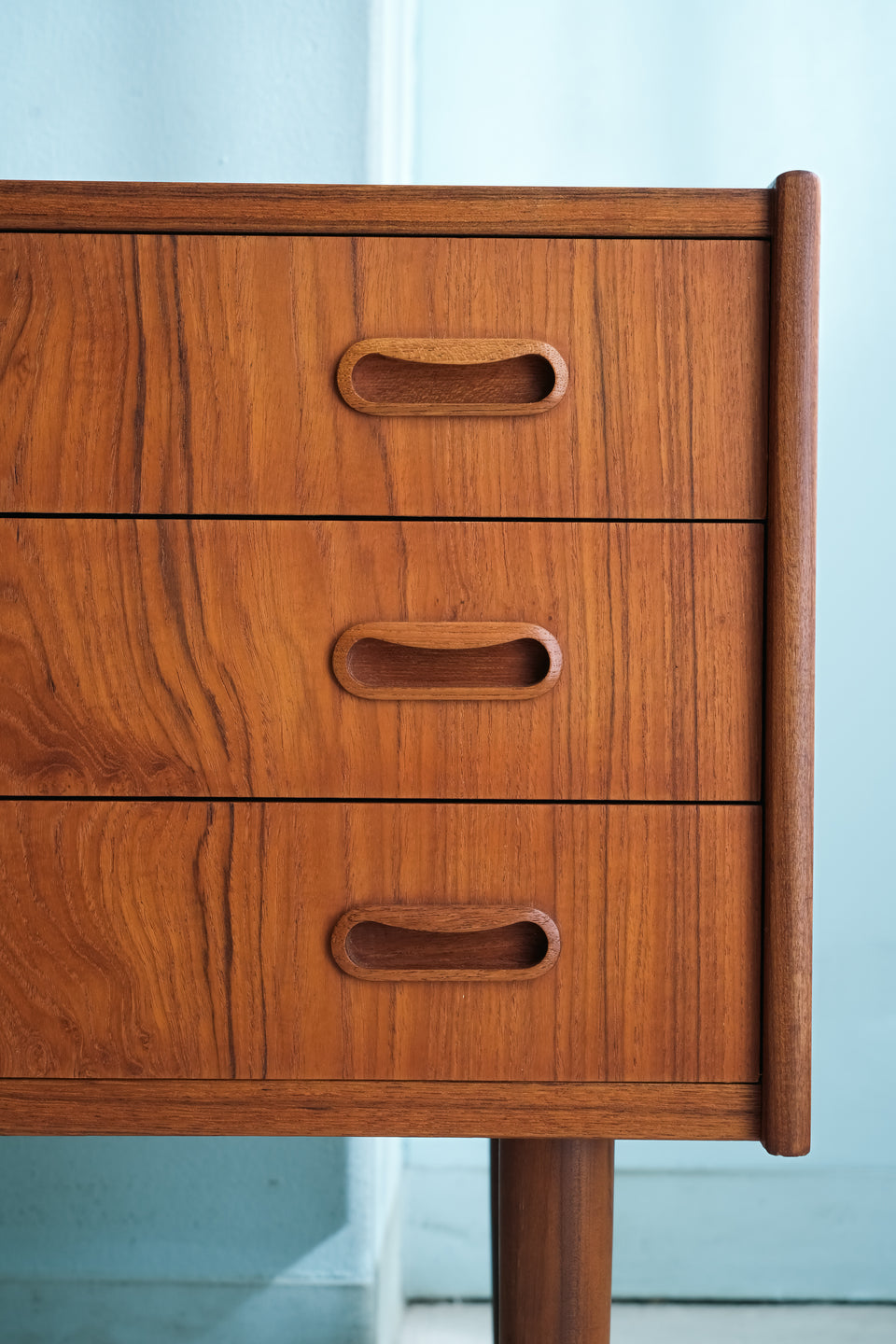 Teakwood 3drawer Small Chest Danish Vintage/デンマークヴィンテージ スモールチェスト 3段 チーク材 北欧家具