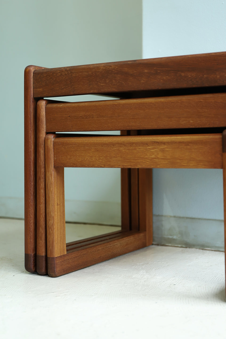 UK Vintage Sunelm Products Nesting Table/イギリスヴィンテージ ネストテーブル サイドテーブル チーク材