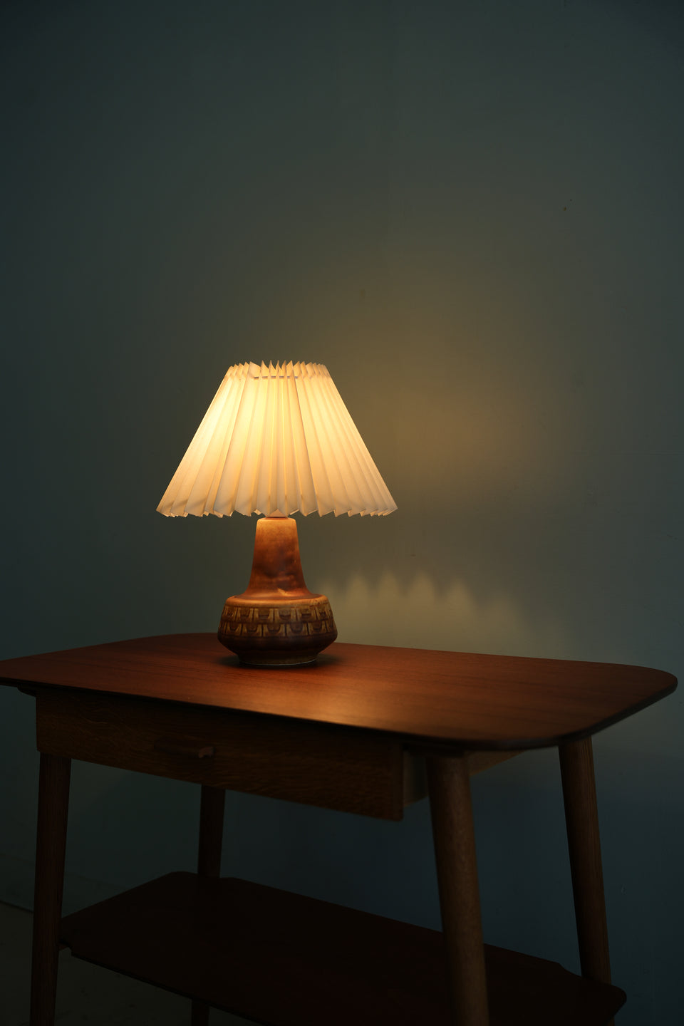 Vintage Soholm Table Lamp Model 1217 Brown/テーブルランプ スーホルム ブルー デンマークヴィンテージ 照明 北欧インテリア