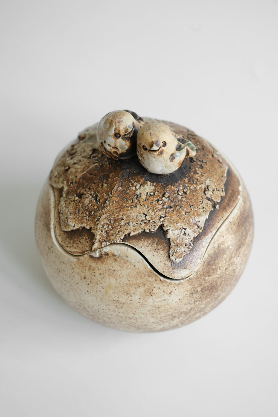 Hogbacka Sibbo Sipoo Bird Lidded Pot Finnish Vintage/フィンランドヴィンテージ 鳥モチーフ 蓋付きポット