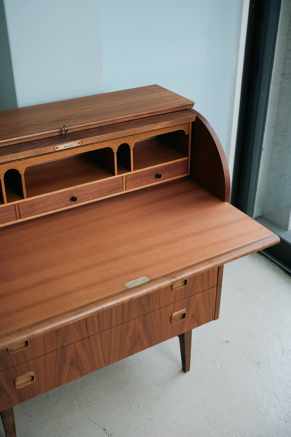 Roll Top Writing Bureau Swedish Vintage/スウェーデンヴィンテージ ロールトップ ライティングビューロー