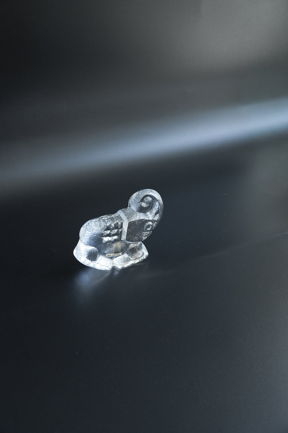 SKRUF Elephant Glass Objet Lars Hellsten/スクルーフ ゾウのガラスオブジェ ラース・ヘルステン スウェーデンヴィンテージ