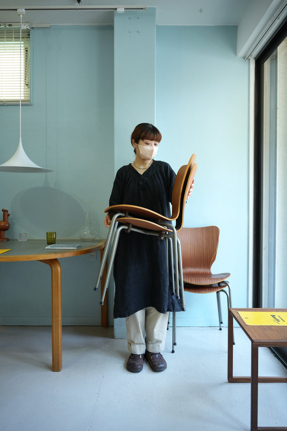 Danish Vintage MH Stålmøbler Plywood Stacking Chair/デンマークヴィンテージ スタッキングチェア プライウッド 椅子