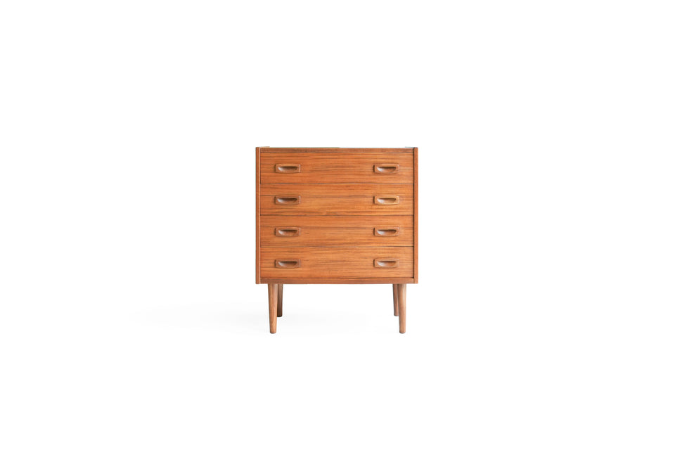 Danish Vintage Teakwood 4drawer Chest/デンマークヴィンテージ 4段チェスト チーク材 収納 北欧家具