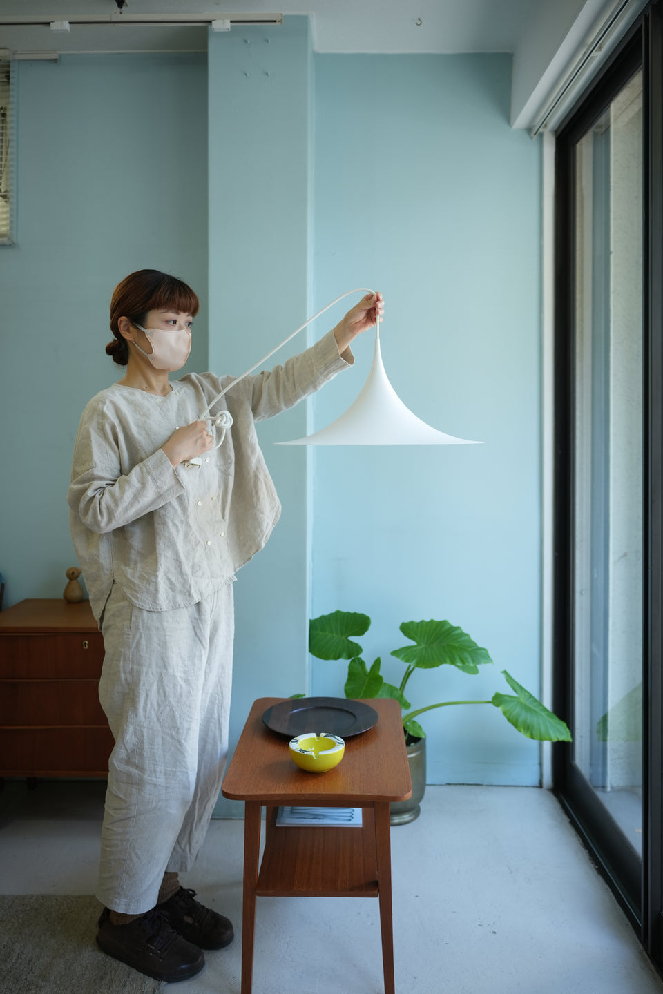 Danish Vintage SEMI Pendant Light/デンマークヴィンテージ セミ ペンダントライト 照明 北欧インテリア