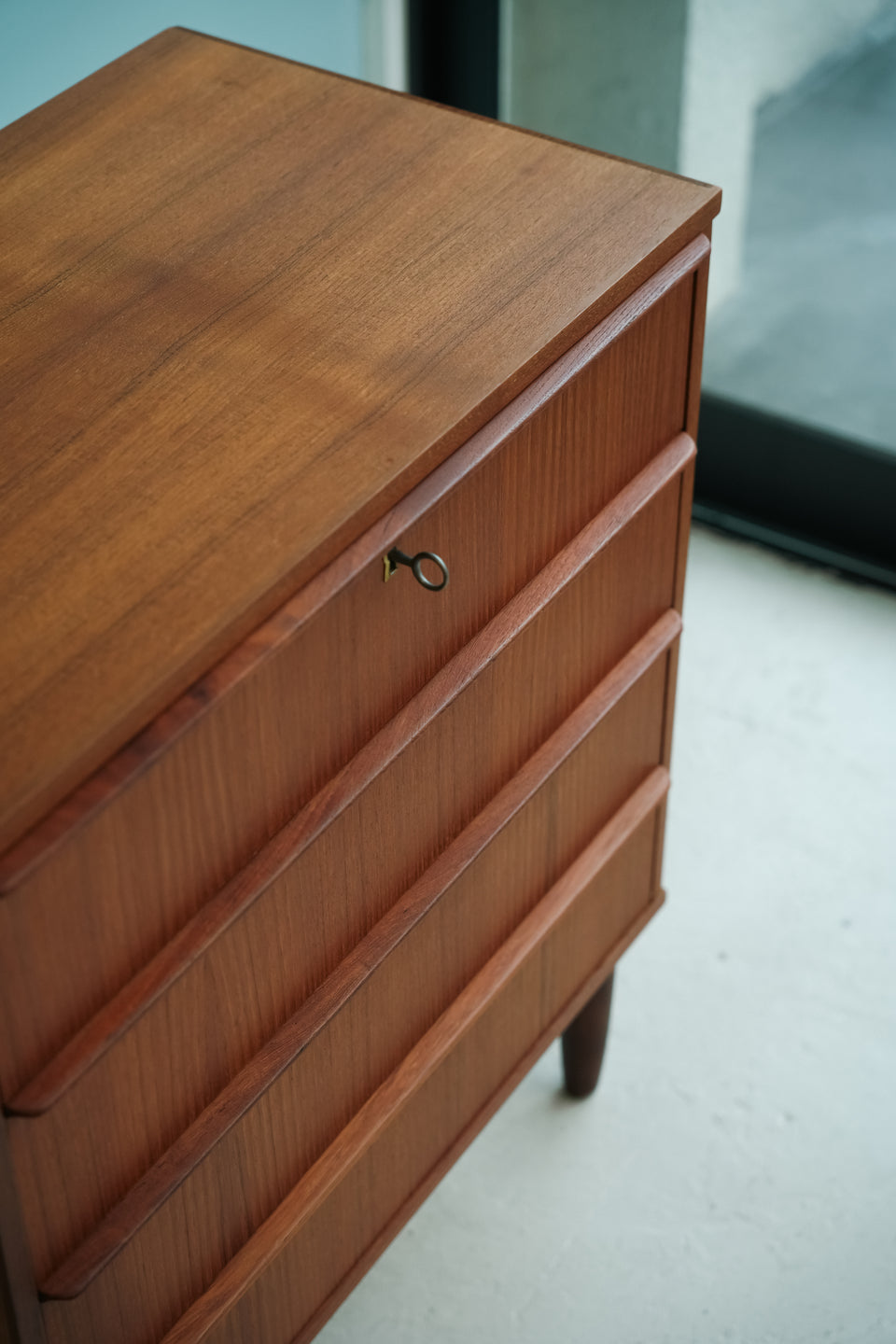 Danish Vintage 4drawer Chest Teakwood/デンマークヴィンテージ 4段チェスト チーク材 北欧家具