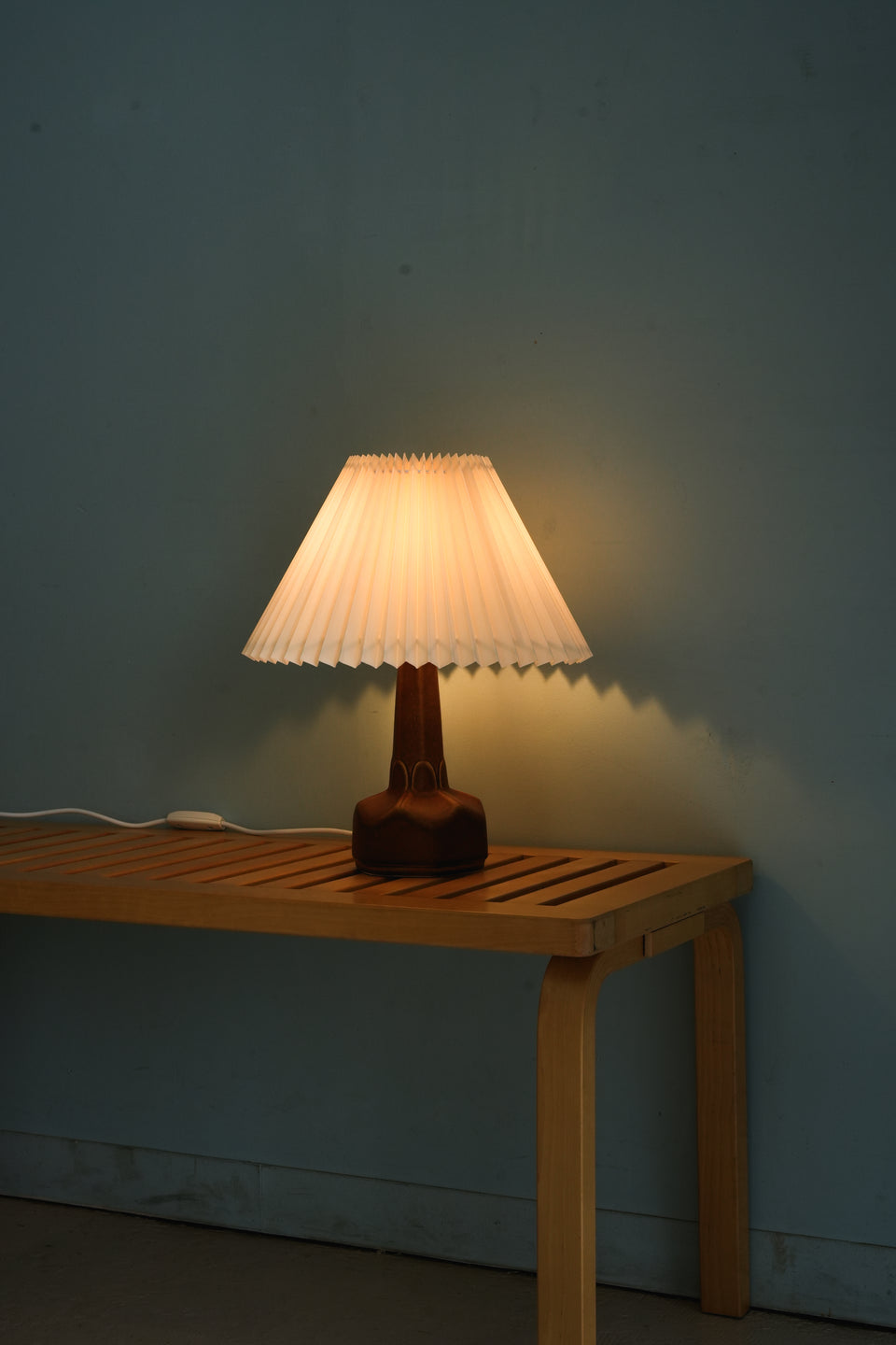 Danish Vintage Soholm Brown Table Lamp Einar Johansen/スーホルム テーブルランプ 照明 エイナー・ヨハンセン デンマークヴィンテージ 北欧インテリア