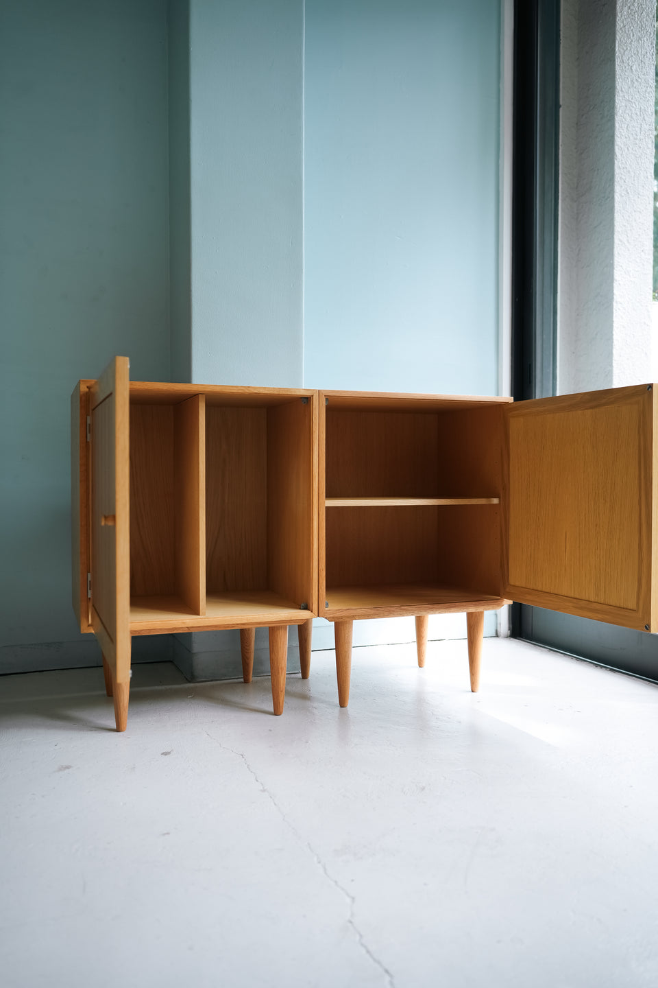 HG Møbler Oakwood Small Cabinet Rud Thygesen & Johnny Sorensen/デンマークヴィンテージ HGモブラー スモールキャビネット オーク材 収納 北欧家具