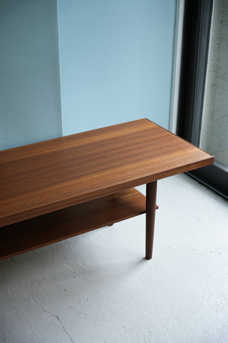 Teakwood Coffee Table Vintage Midcentury/ヴィンテージ コーヒーテーブル チーク材 ラック付