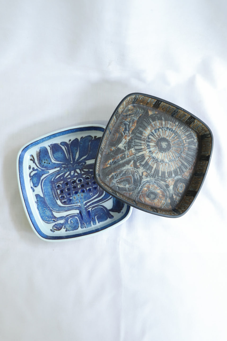 Vintage Royal Copenhagen Square Plate Tray Tenera Baca/ロイヤルコペンハーゲン スクエアプレート トレイ テネラ バッカ
