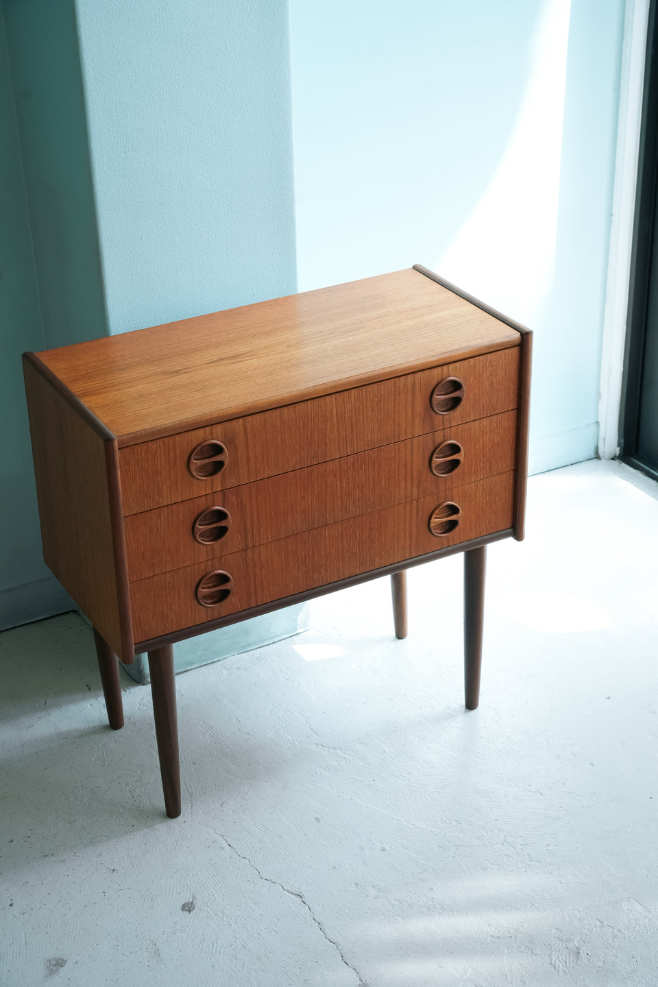 Danish Vintage 3drawer Small Chest/デンマークヴィンテージ スモールチェスト 3段 北欧家具