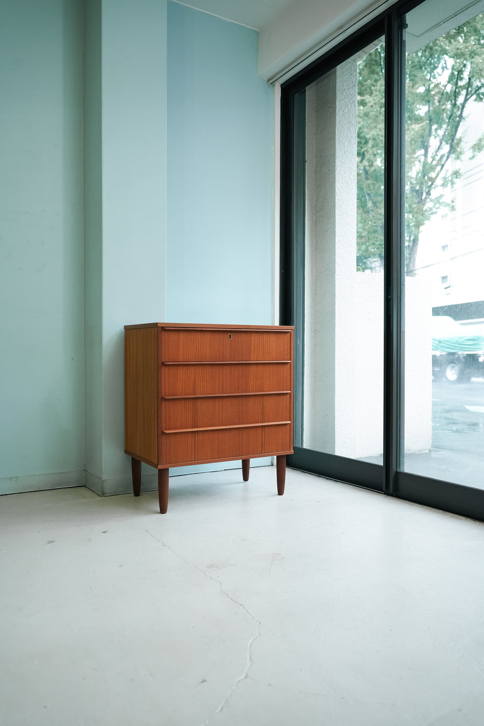 Danish Vintage 4drawer Chest Teakwood/デンマークヴィンテージ 4段チェスト チーク材 北欧家具