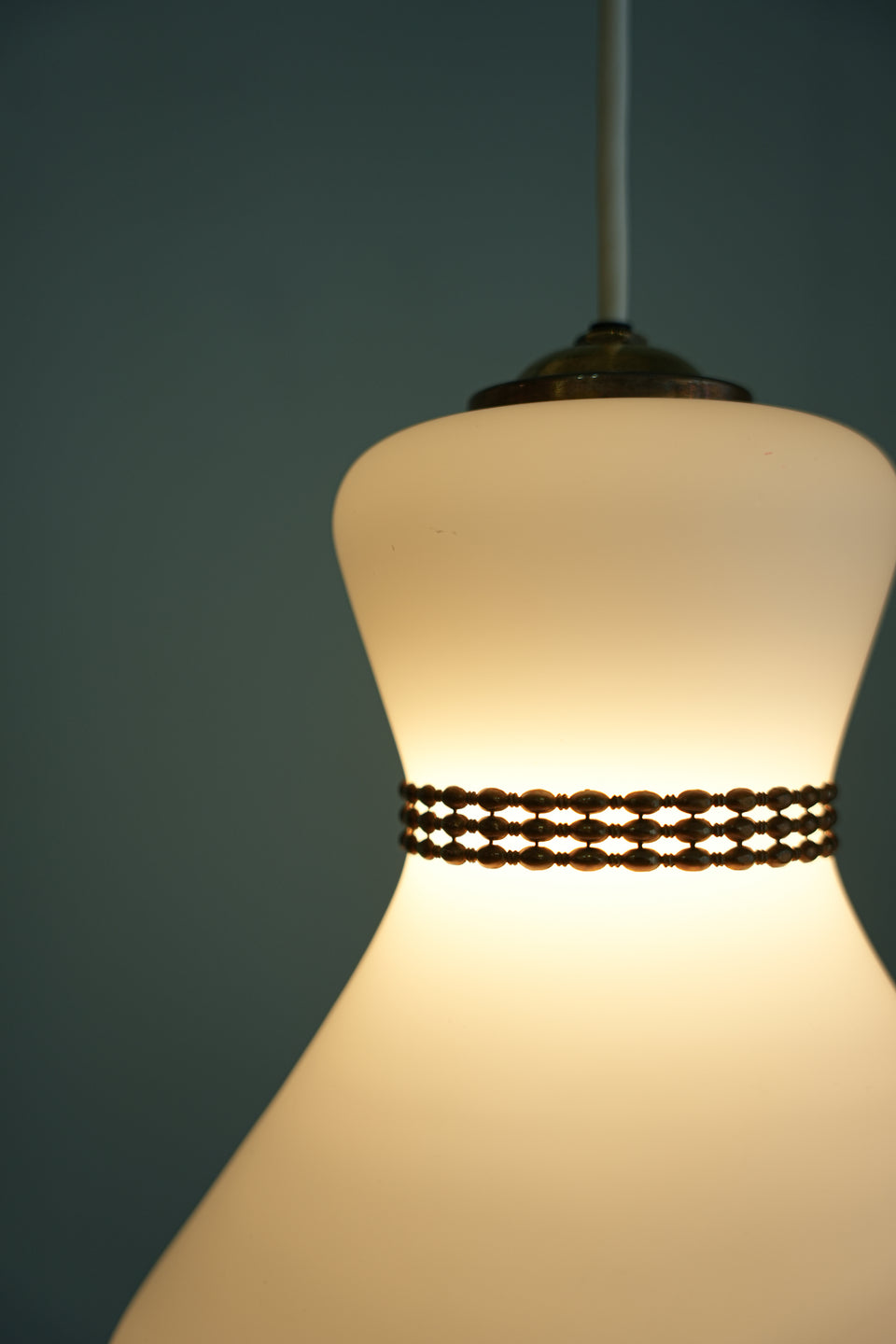 Danish Vintage Frost Glass Pendant Light/デンマークヴィンテージ ペンダントライト フロストガラス 照明 北欧インテリア