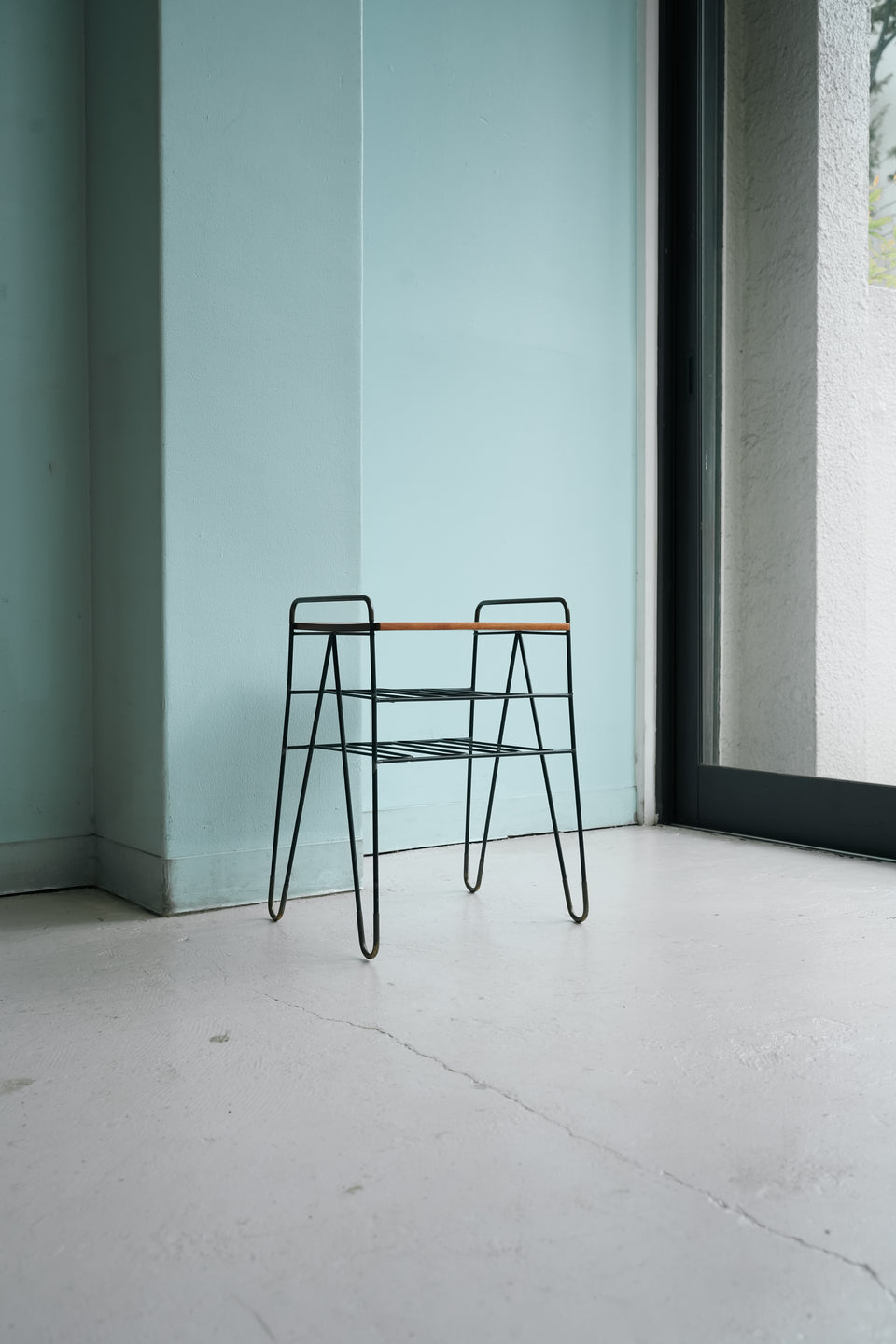 Danish Vintage Side Table Teak & Iron/デンマークヴィンテージ サイドテーブル チーク材 アイアン 北欧家具