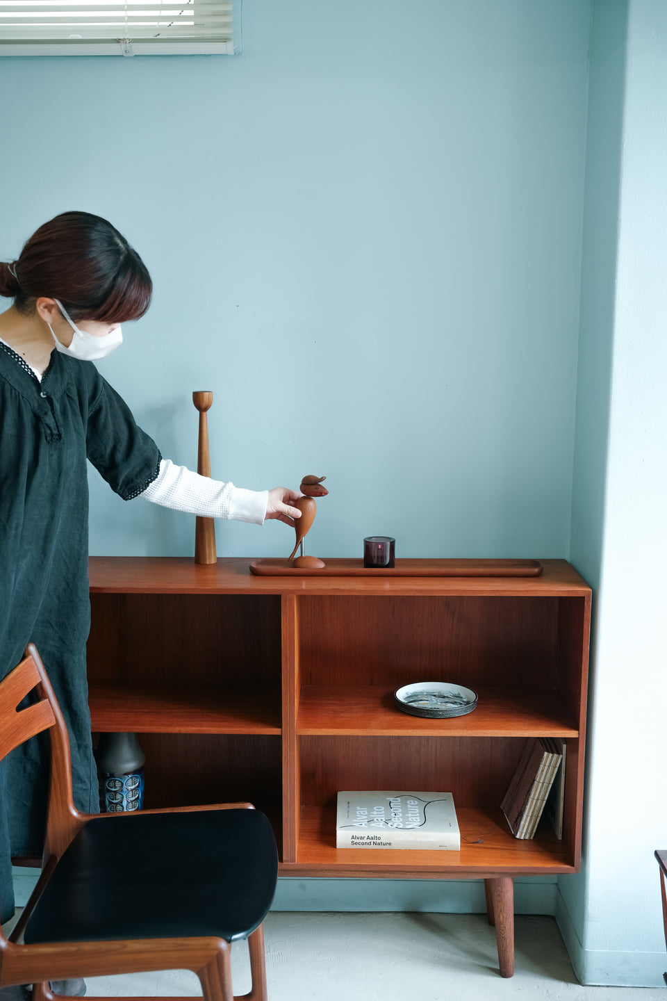 Norway Vintage Teak Long Tray/ノルウェーヴィンテージ ロングトレイ チーク材