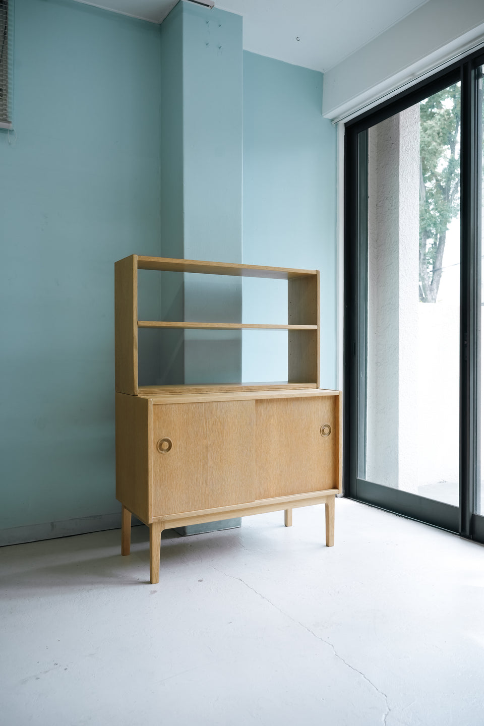 Scandinavian Vintage Oakwood Bookcase Open Shelf/北欧ヴィンテージ ブックケース オープンシェルフ オーク材 本棚