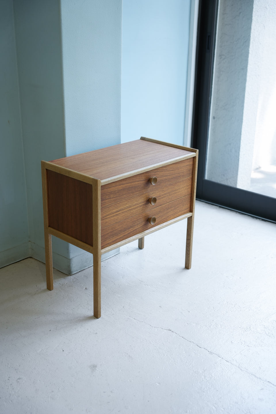 Swedish Vintage Small Side Chest 3drawer/スウェーデンヴィンテージ スモールサイドチェスト 3段 北欧家具
