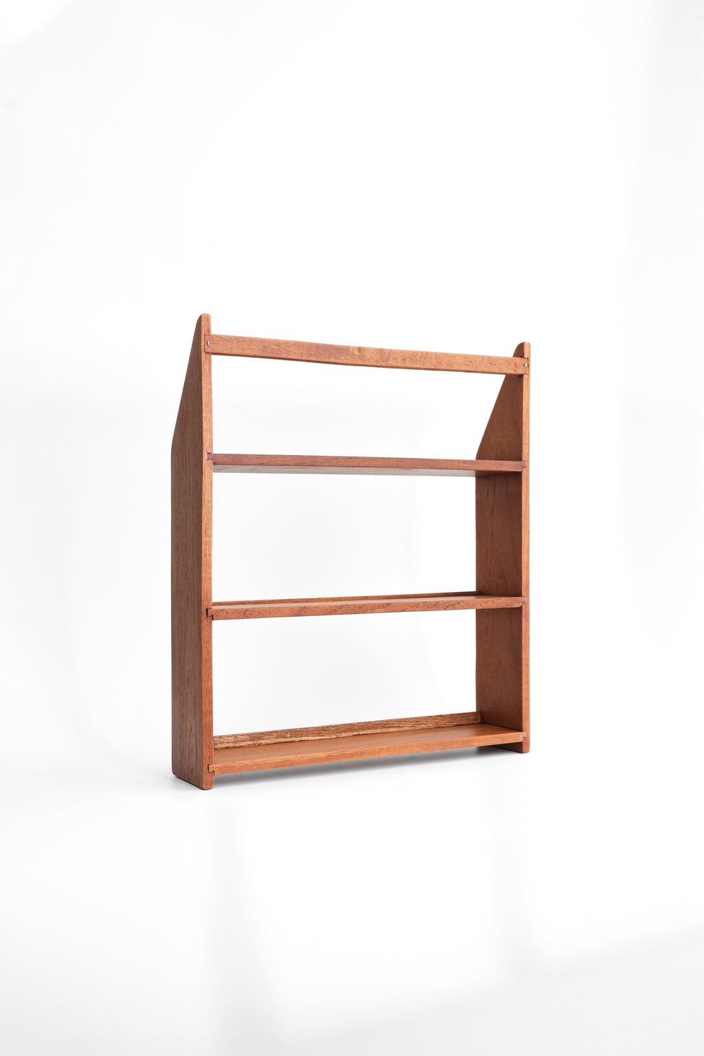 デンマークヴィンテージ ウォールシェルフ ラック チーク材 北欧