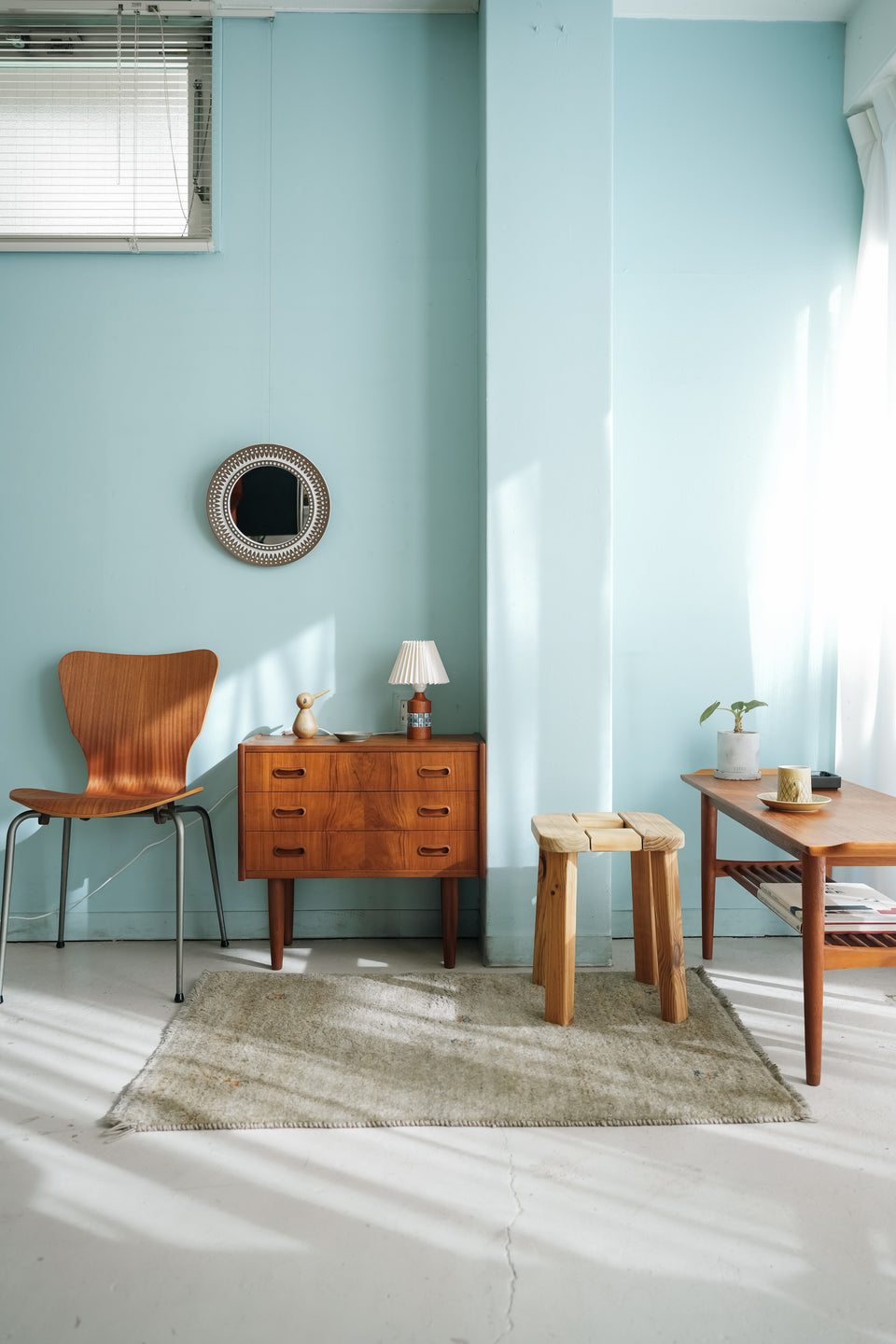 Upsala-Ekeby Wall Mirror Göran Andersson “Cornus”/ウプサラ・エクビー ウォールミラー ゴラン・アンダーソン 北欧インテリア