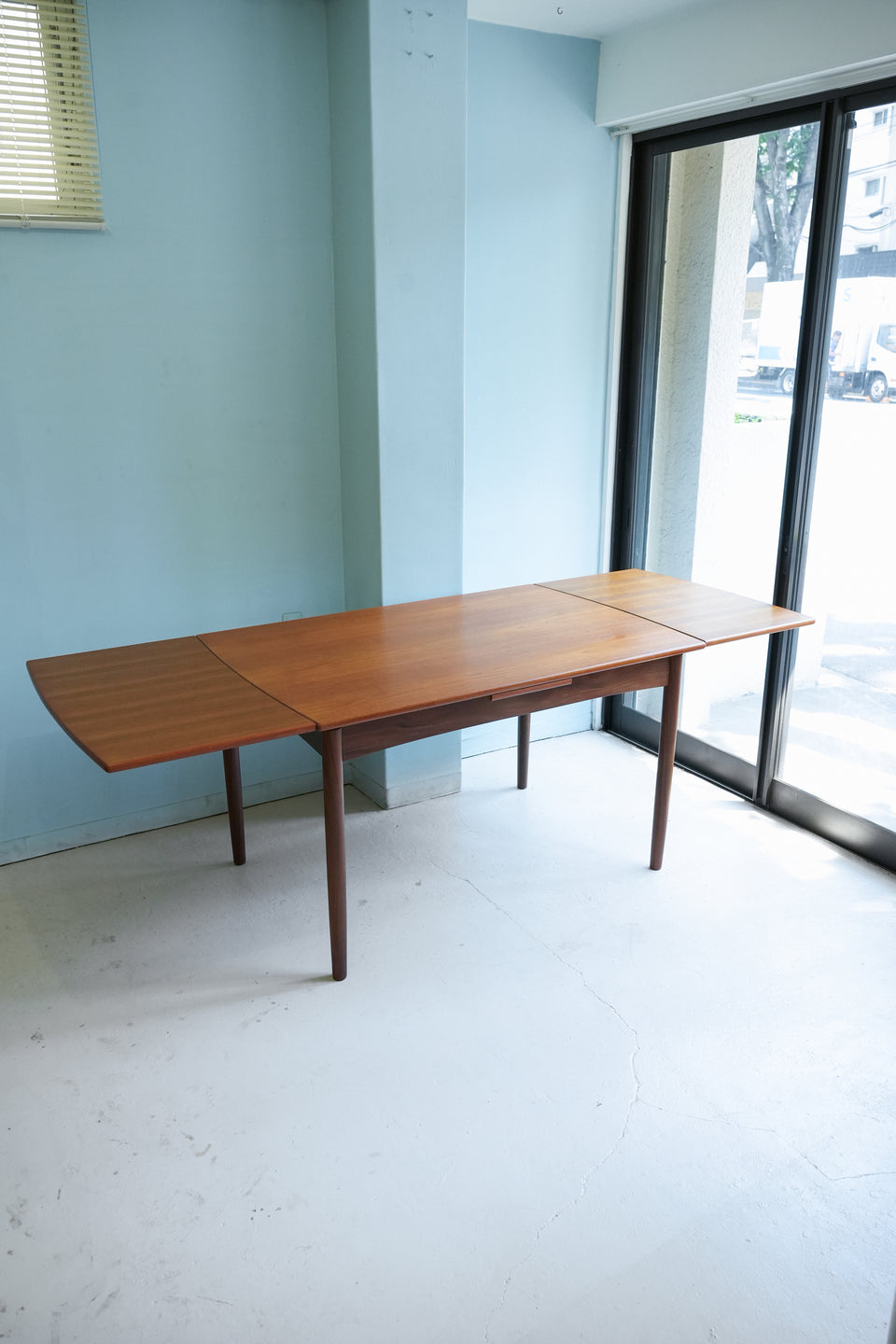 Extension Dining Table Teakwood Danish Vintage/デンマークヴィンテージ エクステンション ダイニングテーブル チーク材 北欧家具