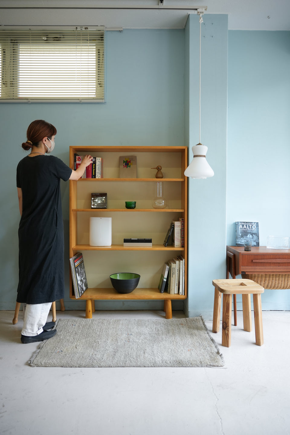 Finnish Vintage Asko Bookcase Anjala Olli Borg/フィンランドヴィンテージ アスコ ブックケース オッリ・ボルグ 本棚 北欧家具