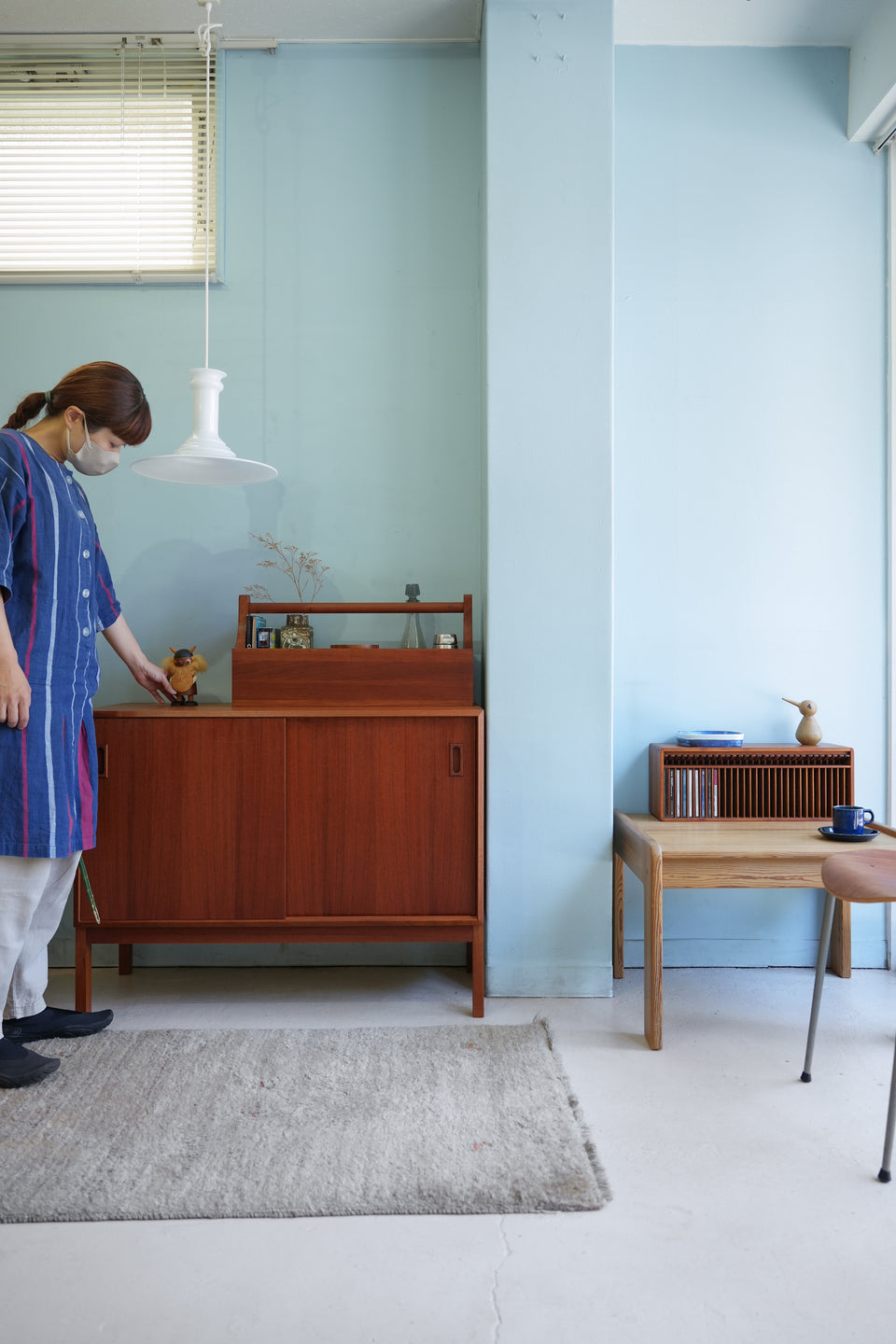 Danish Vintage NISSEN Bar Caddy Teakwood/デンマークヴィンテージ ニッセン バーキャディー チーク材 北欧インテリア