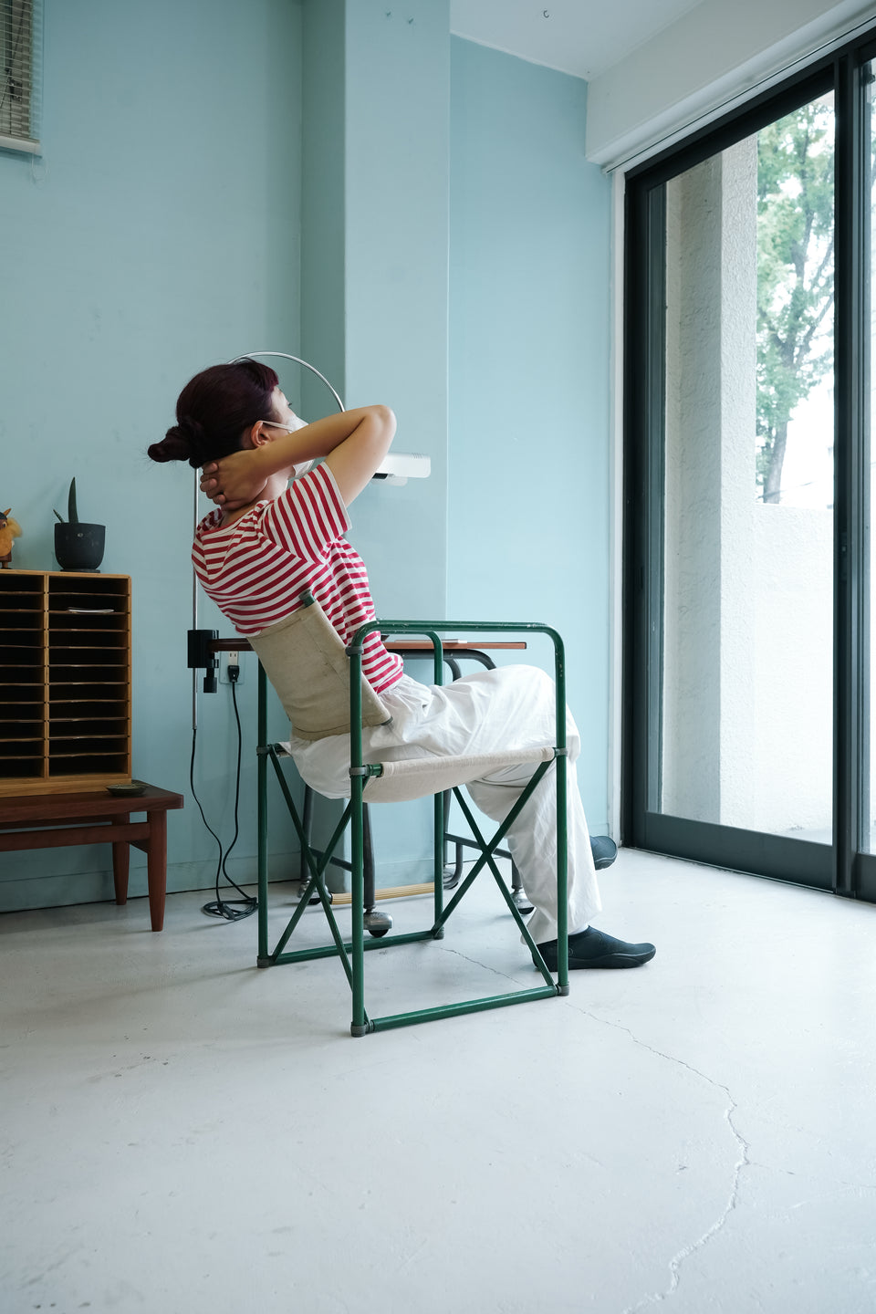 Vintage Folding Chair Danish Design/ヴィンテージ フォールディングチェア 折りたたみ デンマークデザイン 北欧家具