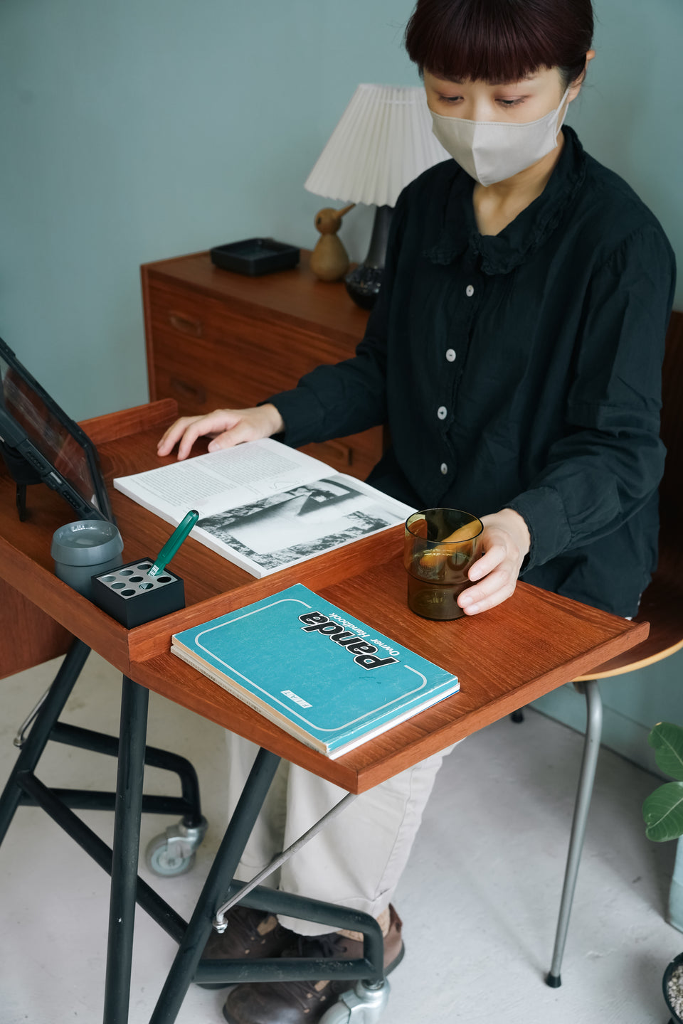 Danish Vintage Butterfly Caster Table/デンマークヴィンテージ バタフライキャスターテーブル 北欧家具