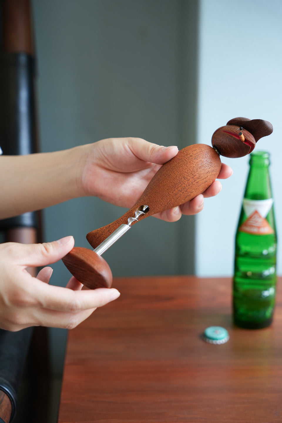 Danish Vintage Teak Bird Bottle Opener/デンマークヴィンテージ チークバード ボトルオープナー 栓抜き 北欧雑貨