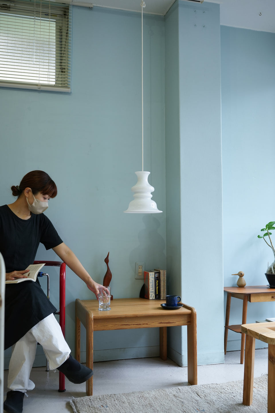 Holmegaard Pendant Light Bibliotek Danish Vintage/ホルムガード ペンダントライト シセ・ヴェアナー ガラス 照明 デンマーク 北欧デザイン