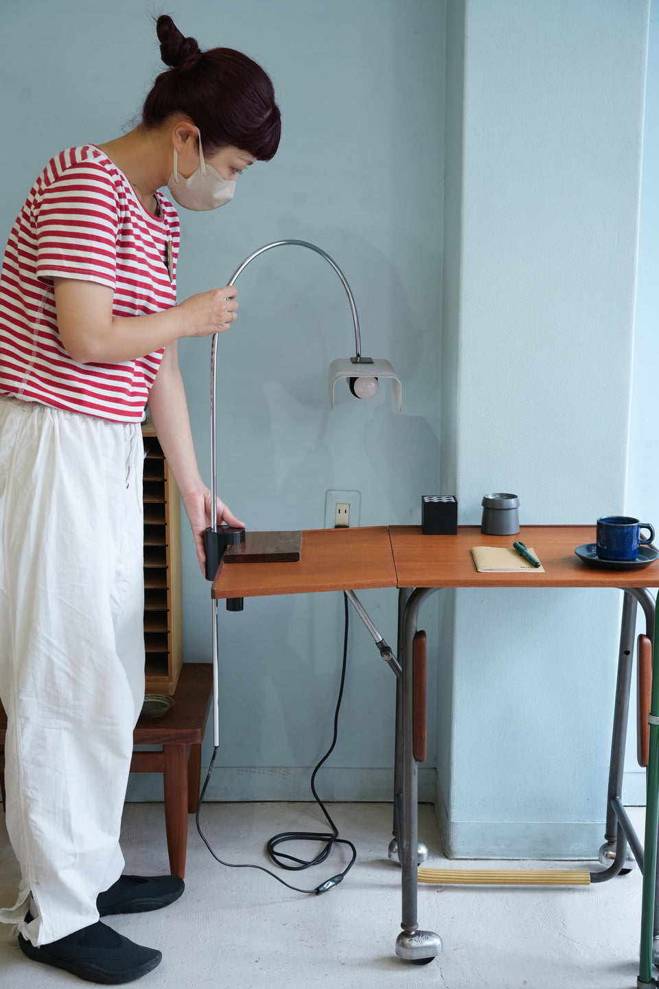 Italian Vintage Targetti Sankey Desk Lamp/イタリアヴィンテージ デスクランプ 照明 イタリアンモダン