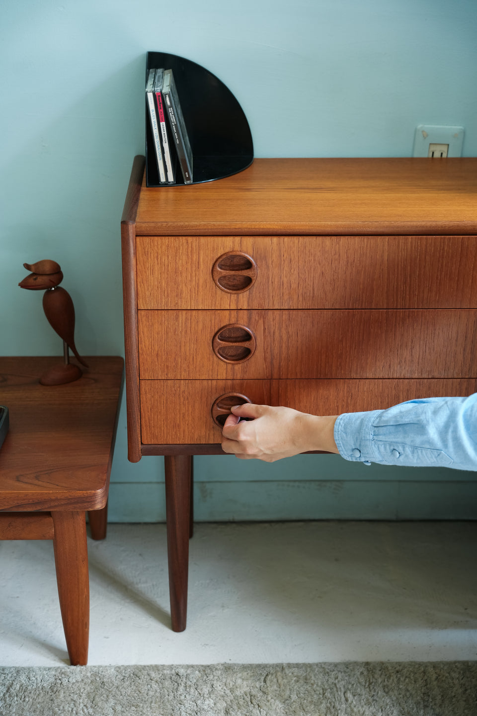 Danish Vintage 3drawer Small Chest/デンマークヴィンテージ スモールチェスト 3段 北欧家具